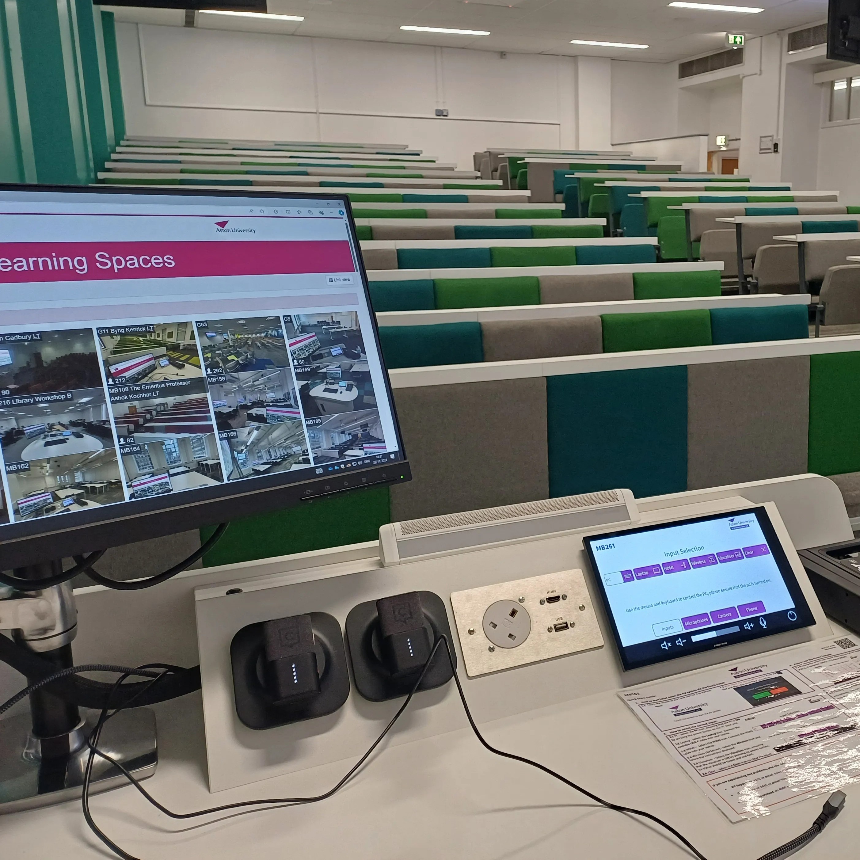 Aston University lecture hall