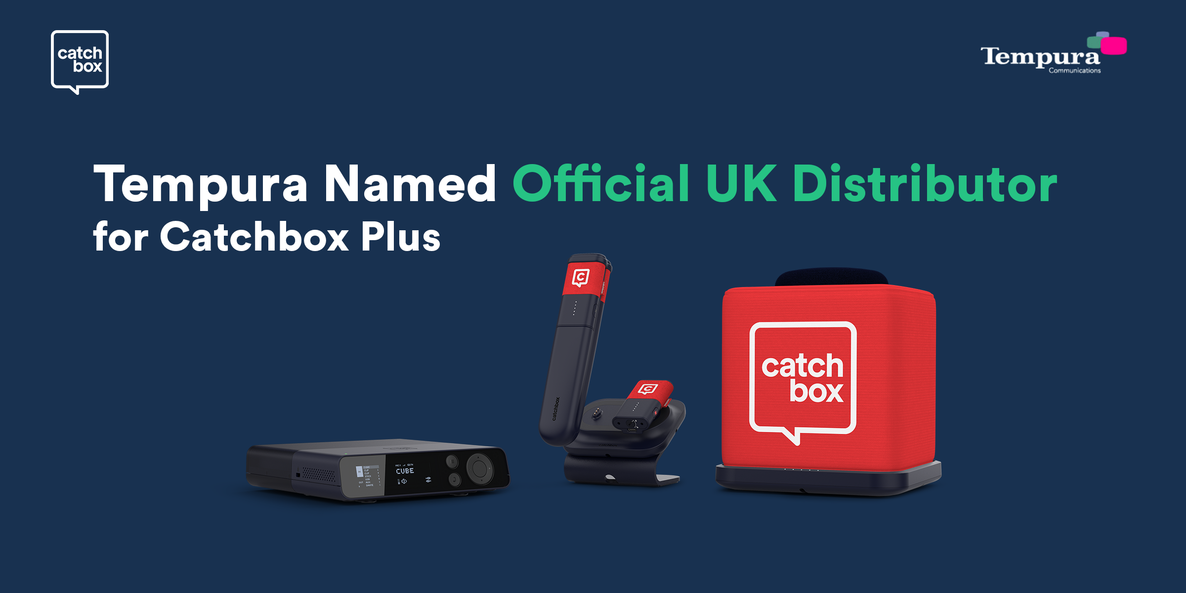 Official UK distributor for Catchbox Plus 
