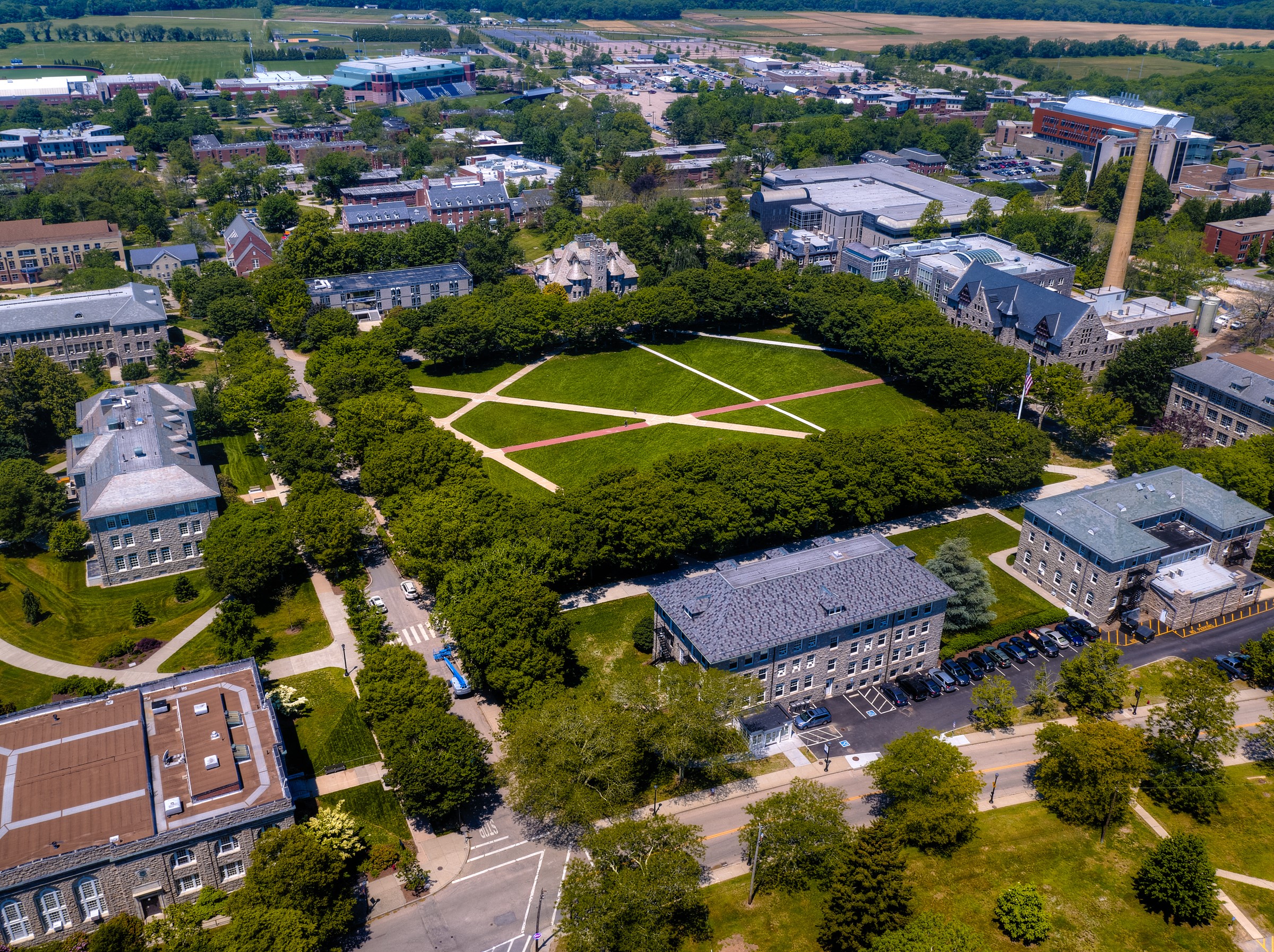 URI campus birds eye level